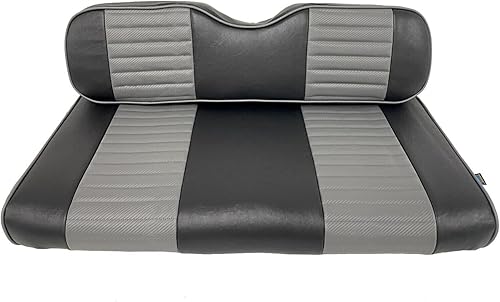 Vista 26 de Huskey - 4 fundas de asiento delantero/trasero de carrito de golf para modelos Club Car Precedent 2004 en adelante a gas y eléctricos, ajuste Negro