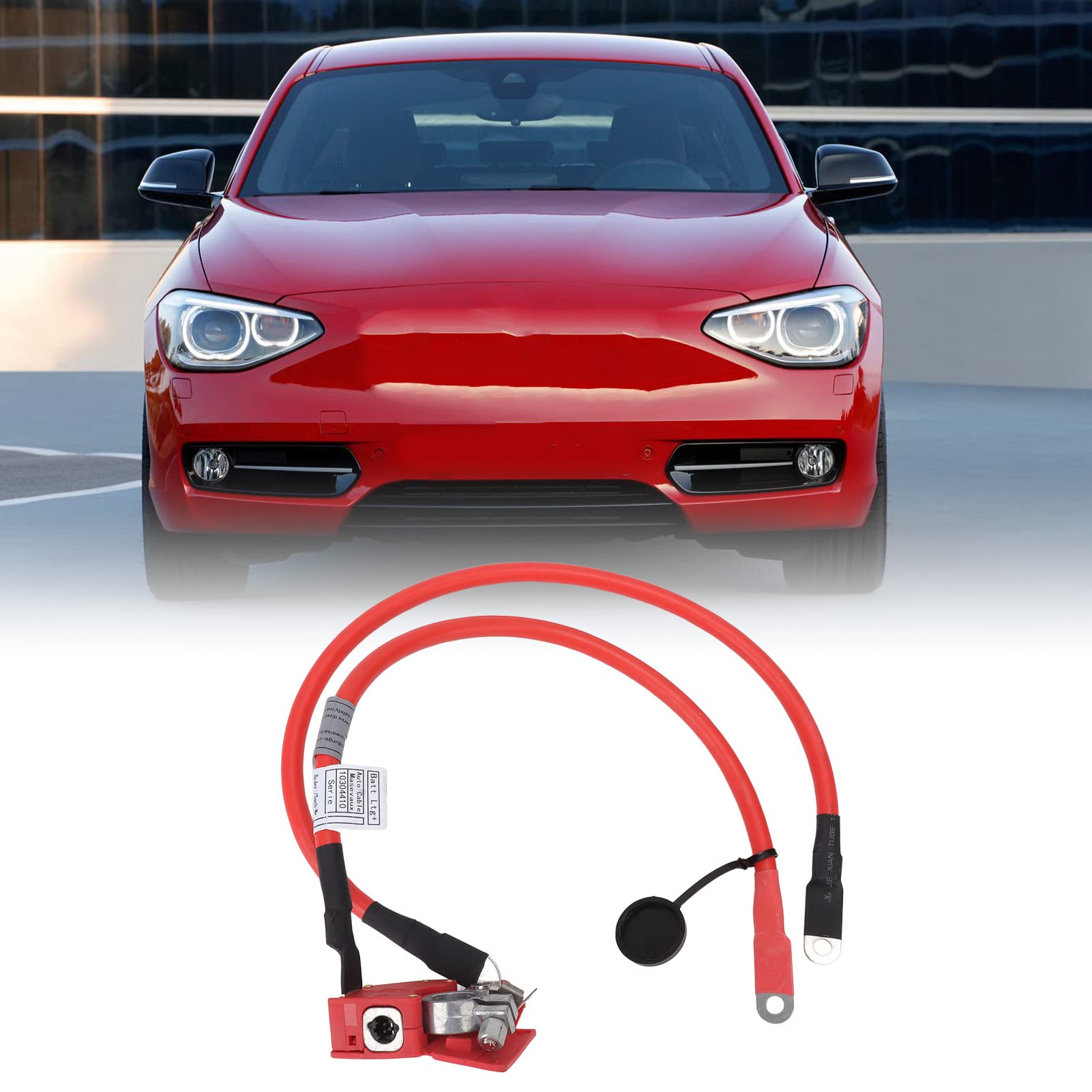 Izolacja kabla ochronnego akumulatora, elastyczny zamiennik dla 1-osobowego hatchbacka F20 2011 2015 i 2 kabriolet F23 2015 2018 i 2-roadster 2014 2021 OEM 61129253111 guma metalowa ABS
