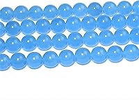 Vista 65 de MJDCB Natural Multicolor Volcanic Lava Stone Round Loose Stone Beads DIY for Jewelry Bracelet Making 15" (6mm, White)