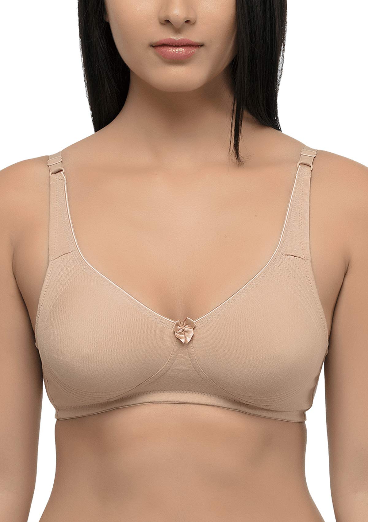 inner sense Organic Cotton Bamboo Bra for Women with Concentric Stitches I Full Coverage Bra for Heavy Bust with Side Support I Non Padded Innerwear with Wire-Free Design-picture-36