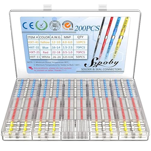 Conectores de alambre de soldadura termorretráctil conectores de soldadura, conectores de culata impermeable, conectores eléctricos