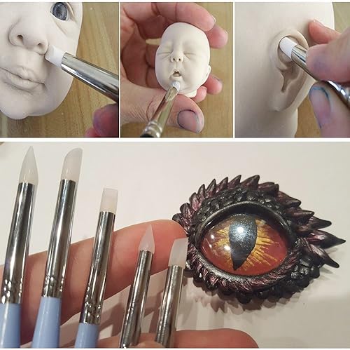 Miniatura 9 de COMIART CREATE COLOR LIFE Color Shapers Arcilla Escultura Cartera Herramientas Set Tamaño 3