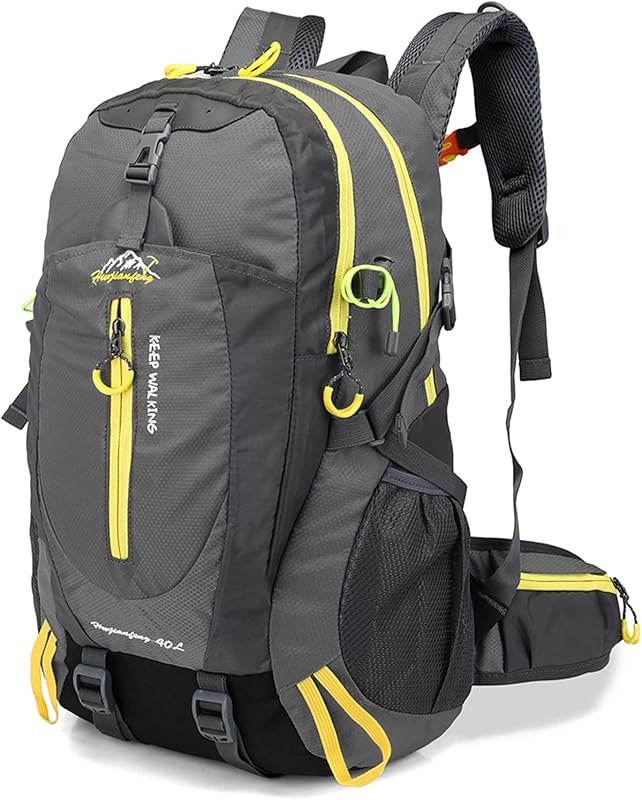 Mochila de viagem 40L resistente à água acampamento caminhada mochila portátil mochila trekking mochila de escalada para homens mulheres em oferta na Shopee
