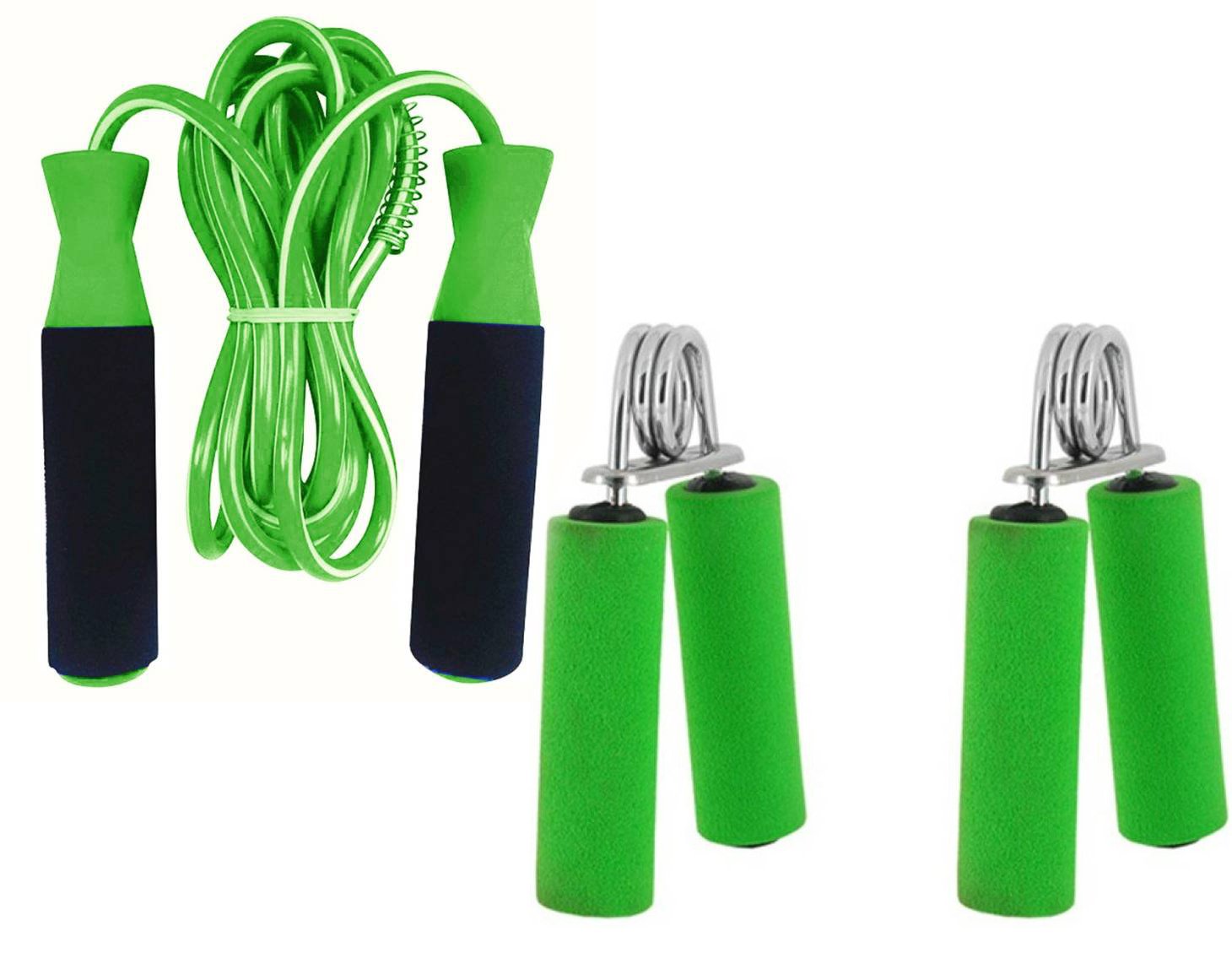 Simran Sports Home Exercise And Fitness Combo of Ball Bearing Skipping Rope & Hand Gripper (B07D4GQFK6) Amazon Price History, Amazon Price Tracker