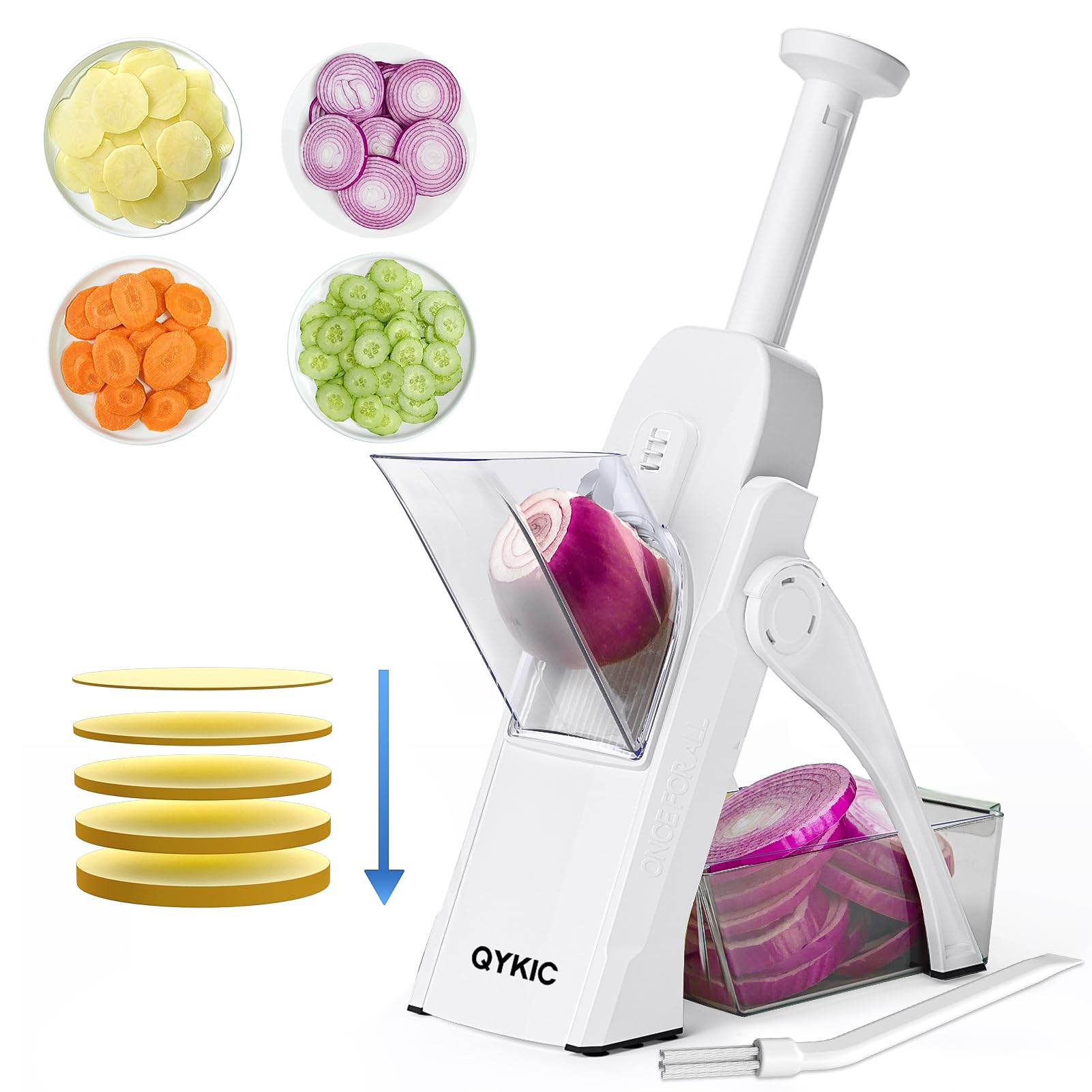 QYKIC Safe Mandoline Slicer