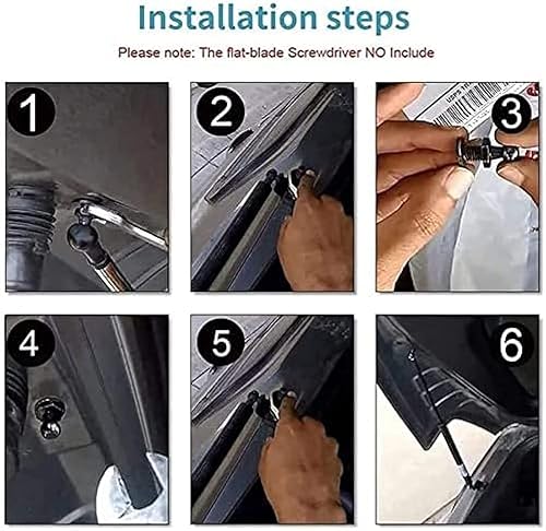 Miniatura 7 de GAFENO - Varilla de amortiguador para puerta trasera de automóvil, resortes de gas para Renault SanderoStepway II (B8) 2013-2020