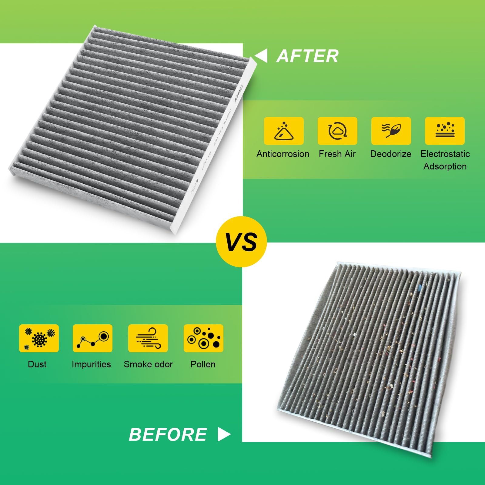 CF11671 Cabin Air Filter Replacement CP671 Compatible with RAM