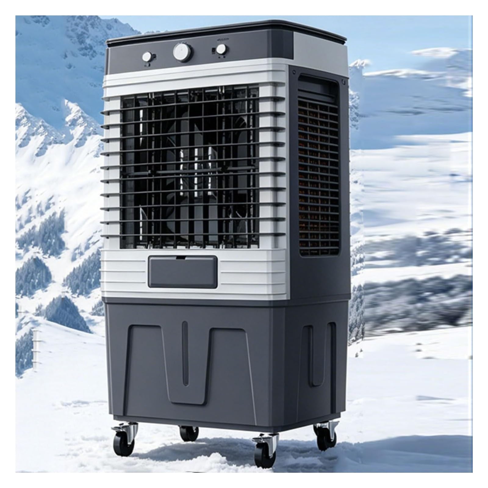 Udzbvlfajrw Mechanical Model Portable Evaporative Air Cooler With 6L Water Tank, 4 Ice Packs
