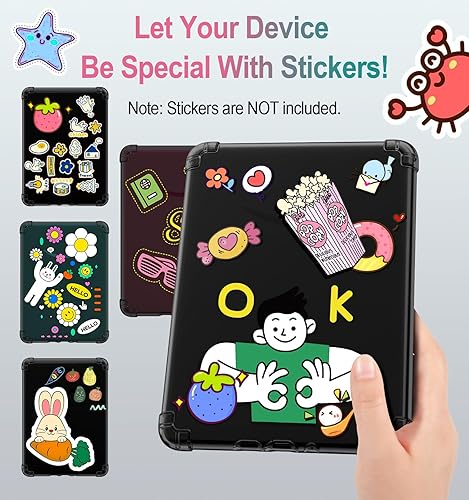 Miniatura 156 de MoKo Funda para Kindle Paperwhite de 6.8" (11ª generación-2021) y Kindle Paperwhite Signature Edition, ultra transparente, suave, flexible, Negro