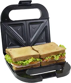 Sanduicheira Elétrica Mallory Supreme Toast – Compacta, Placas Antiaderentes, Faz 2 Pães, Cortes Precisos, Luzes LED e Alça com Trava- 127V
