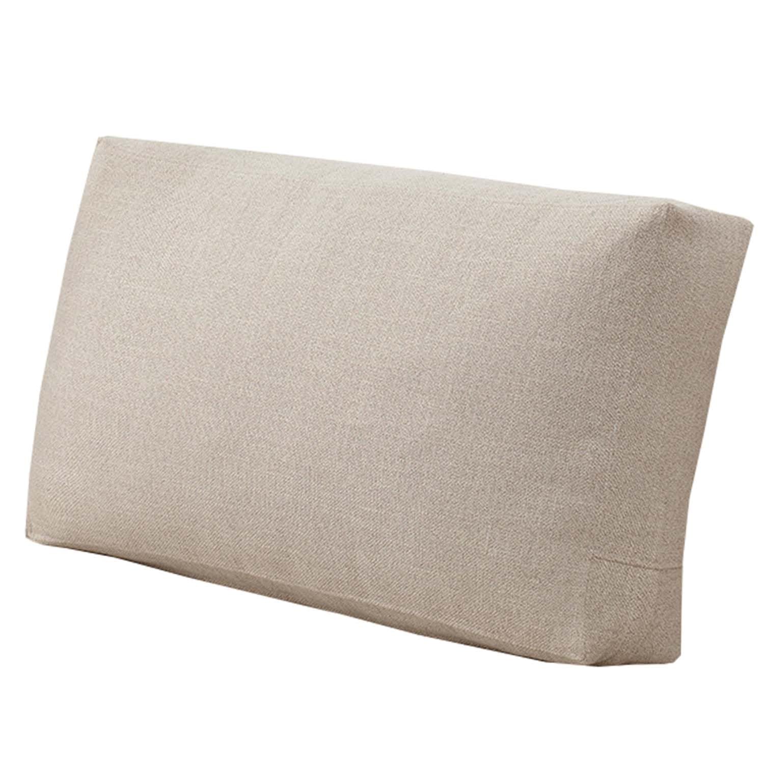 AQIGR Cushion Cover for Couch with Zipper Decorative Pillow Case, Linen Protectors Cover Grey/White/Green Super Soft Cushion Cover for Living Room Bedroom Sofa Couch Cushion Cover(Khaki,70x40x15CM)