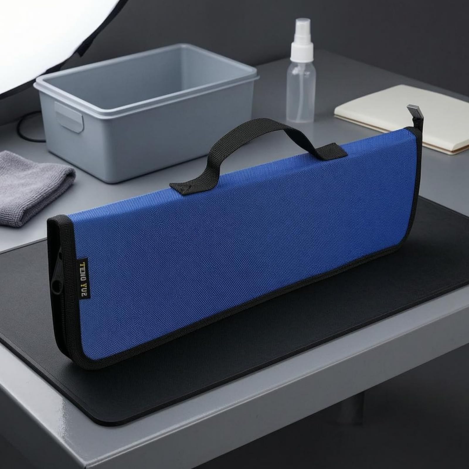 Baoblaze Borsa Porta Pattini Ghiaccio Organizzatore Custodia Borsa Sacca in Oxford 600D con Nucleo in Polietilene 1.0 Mm E Maniglia Forma Rettangolare Adatta a