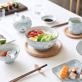 Amazon.co.jp: ディナーセット、2人用13ピース ヴィンテージ 手描き