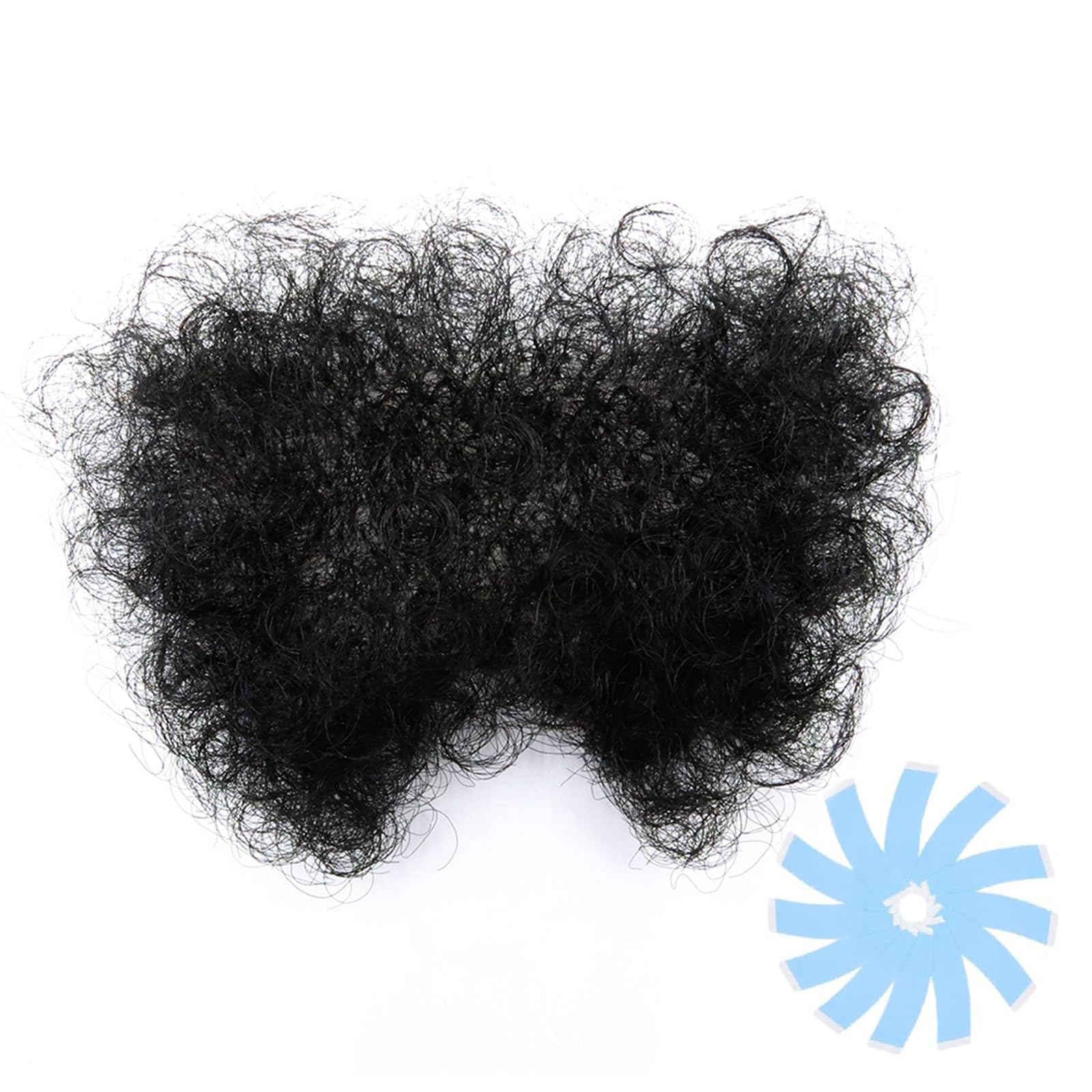 Fake Private Hair, Invisible Realistic Bikini Body Hairs For Men and Women Fake Chest Hair Fake Mustache (style2)