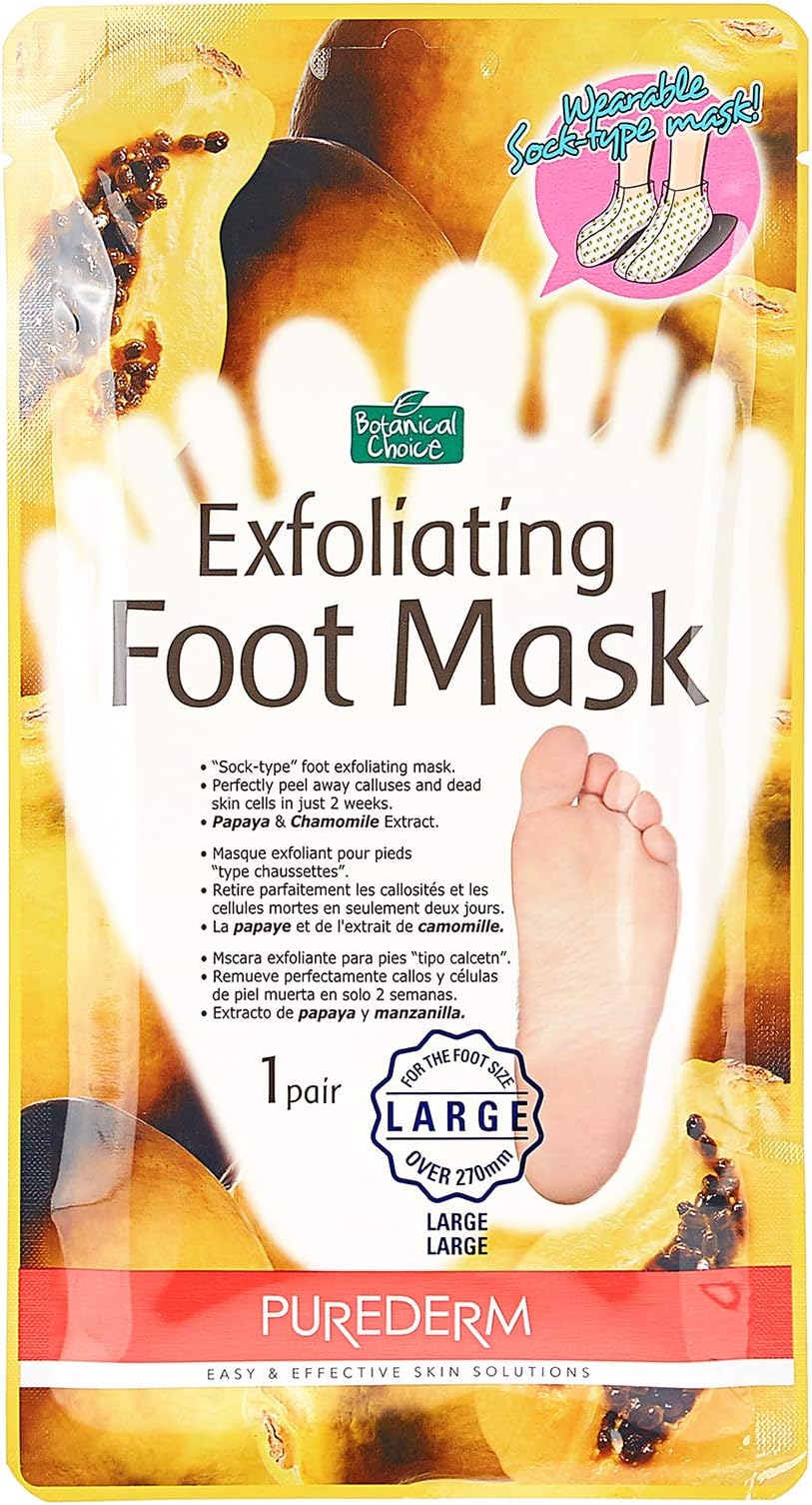 Purederm Exfoliating Foot Mask, 20 Ml