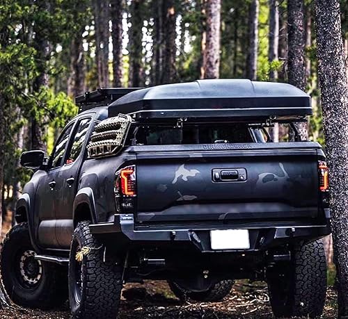 Miniatura 46 de WOLFSTORM LED Tail Light Fit for 2016-2023 Toyota Tacoma, 2016-2013 Toyota Tacoma Tail Light Replacement Assembly,1 Pair(Clear Lens)