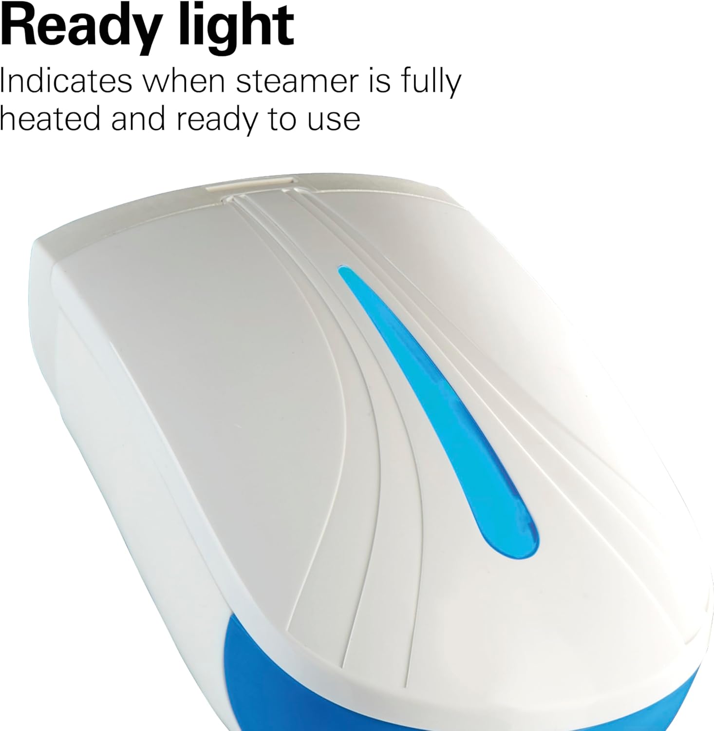 Ready light indicator on Hamilton Beach Handheld Garment Steamer
