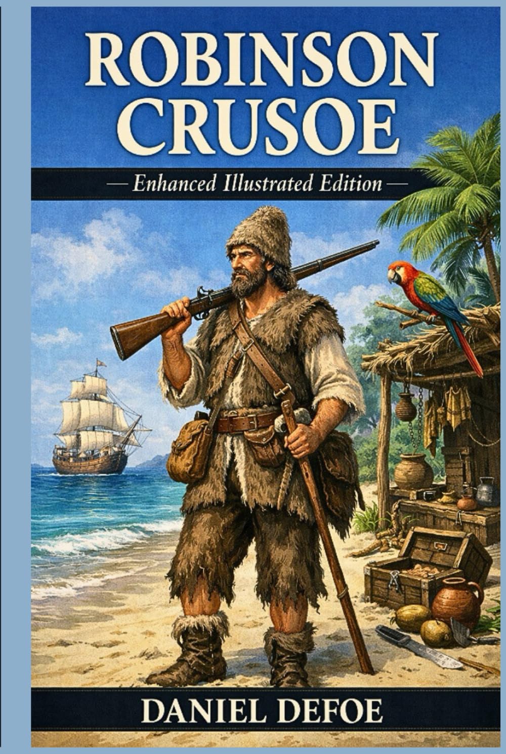 Robinson Crusoe: Enhanced Illustrated Edition
