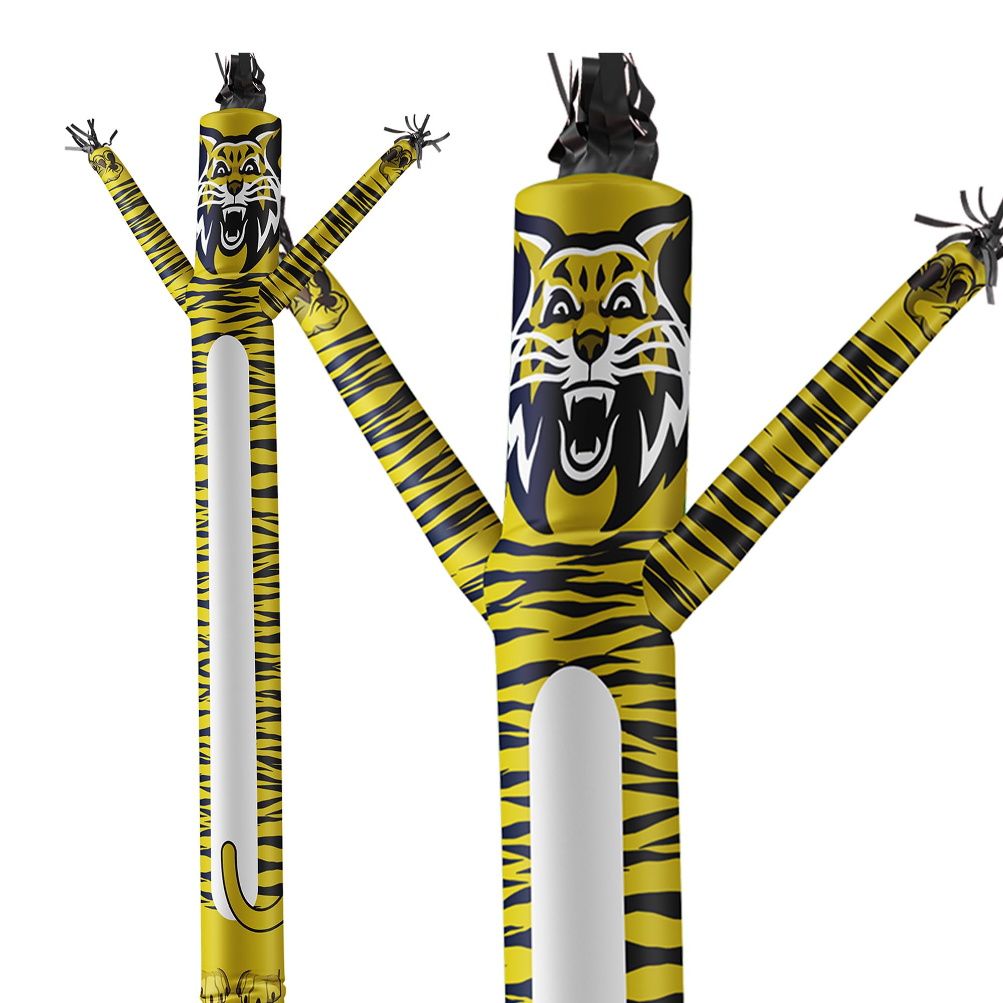 LookOurWay Air Dancers Inflatable Tube Man Attachment - 20 Feet Tall Wacky Waving Inflatable Dancing Tube Guy for Business Promotion - Blower Not Included - Mascot Character Animal Themed - Wildcat