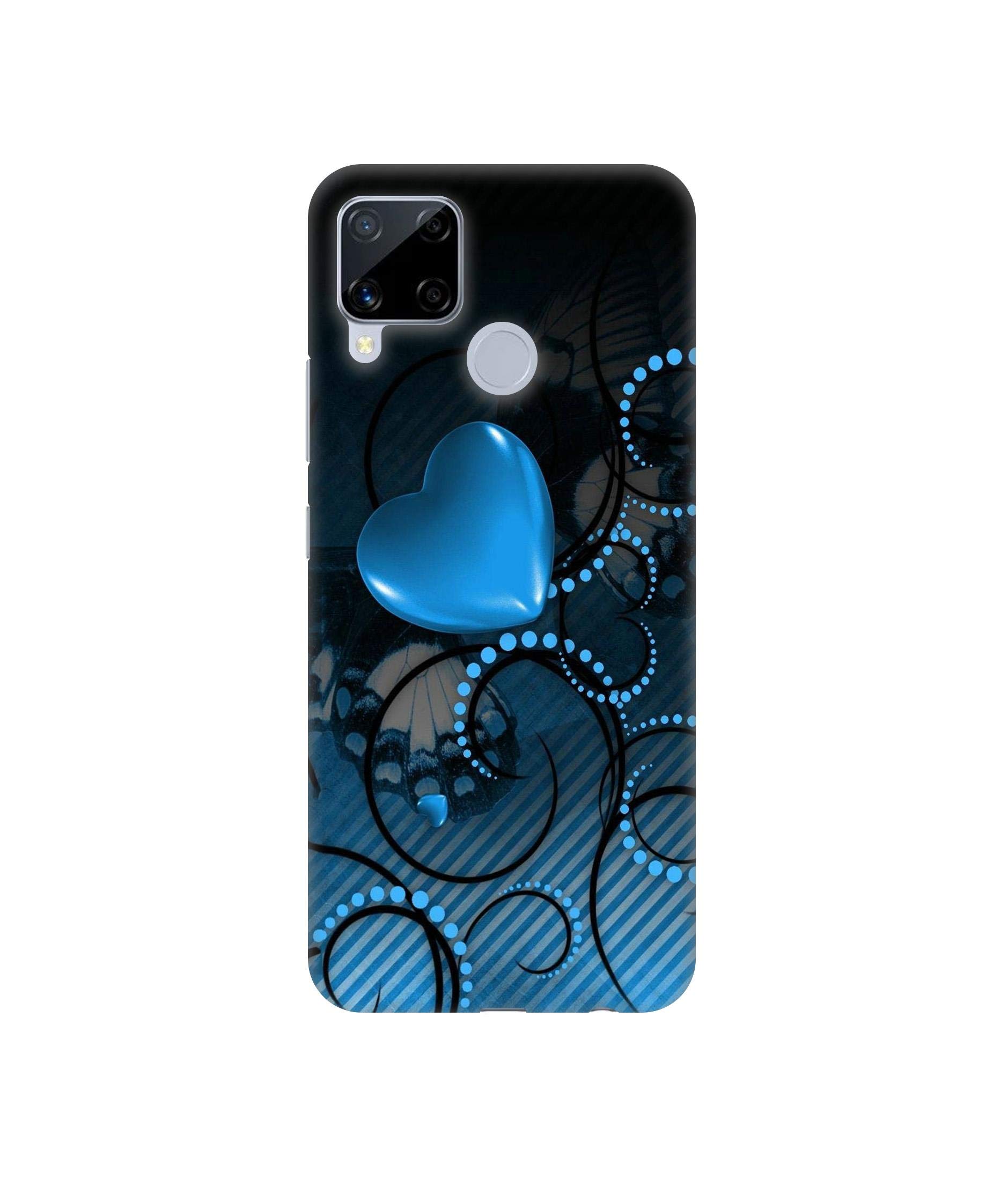 Casotec Hart Design 3D Printed Hard Back Case Cover for Realme C15