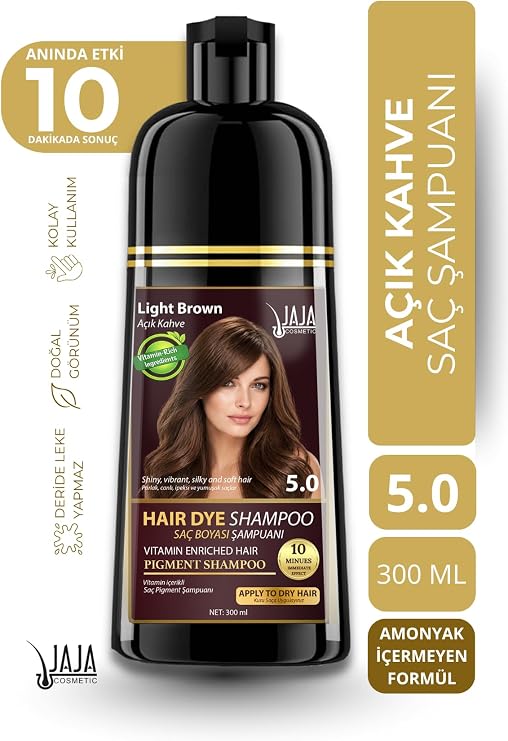 Açık Kahve (Light Brown) Saç Şampuanı 5.0 | 300 ML & Vitamin İçerikli