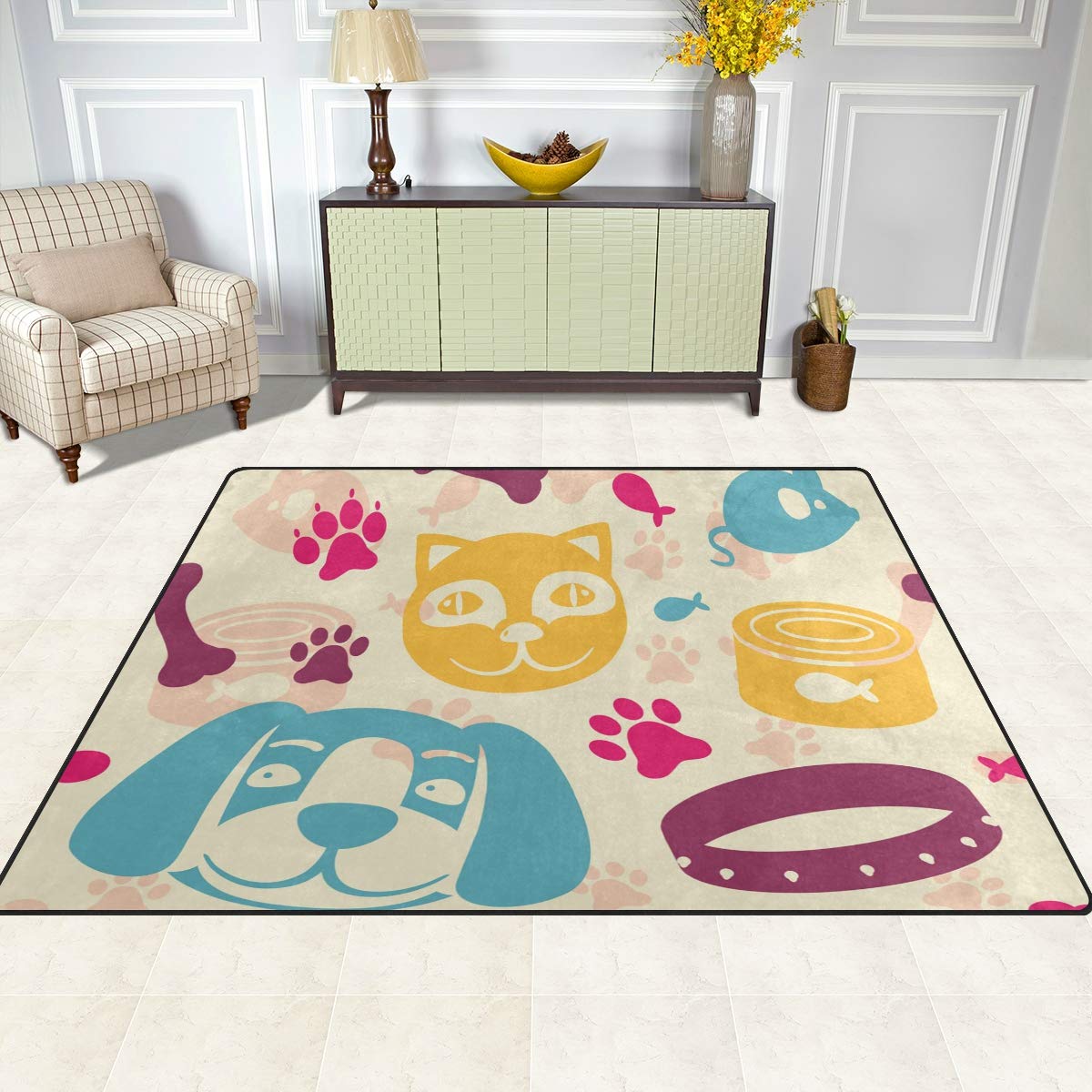 オシャレでかわいい北欧ラグ ラグマット120×160 滑り止め　ペット オシャレでかわいい北欧ラグ ラグマット120×160 滑り止め ペットの通販