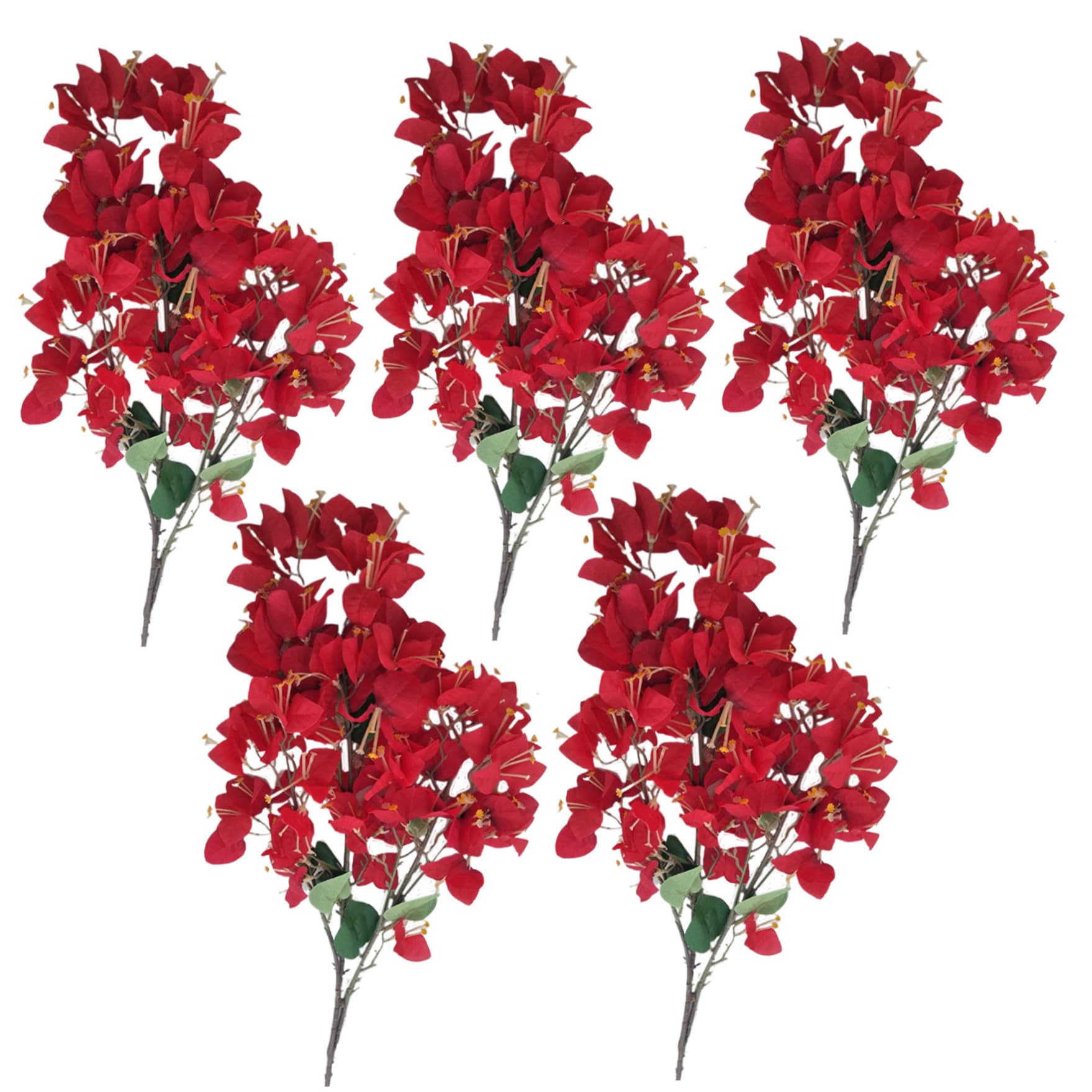 Faux bougainvilliers artificiels réalistes durables pour décoration de table
