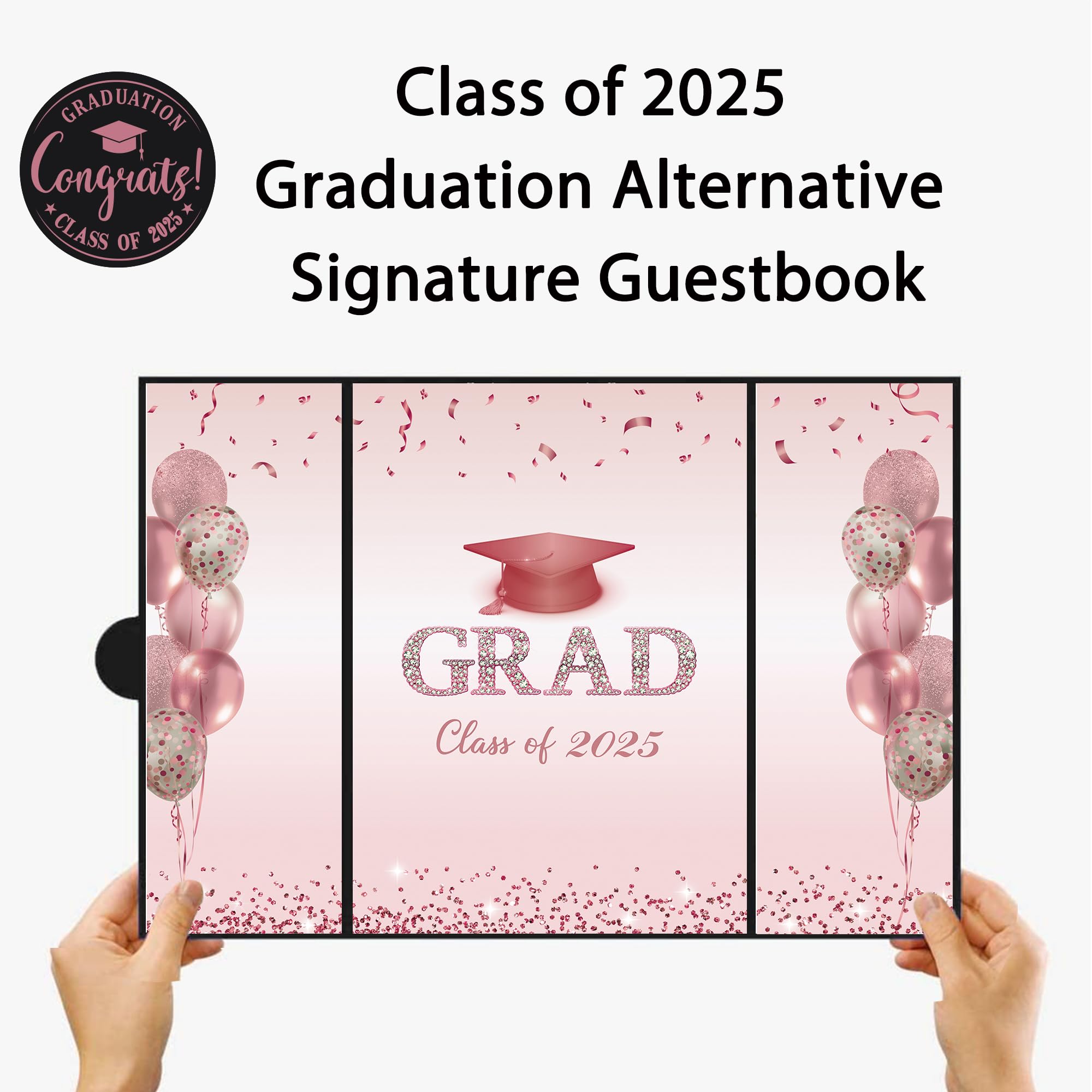 Snapklik.com : Rose Gold Graduation Party Decorations, Class Of 2025 ...