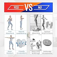 Vista 5 de Tabla giratoria de abdominales, tabla de ejercicios Twister, ejercicio de disco de torsión de cintura, ejercicio de tabla de abdominales