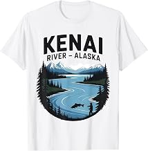 Kenai River Alaska Fishing Camping Outdoor River Fun T-Shirt