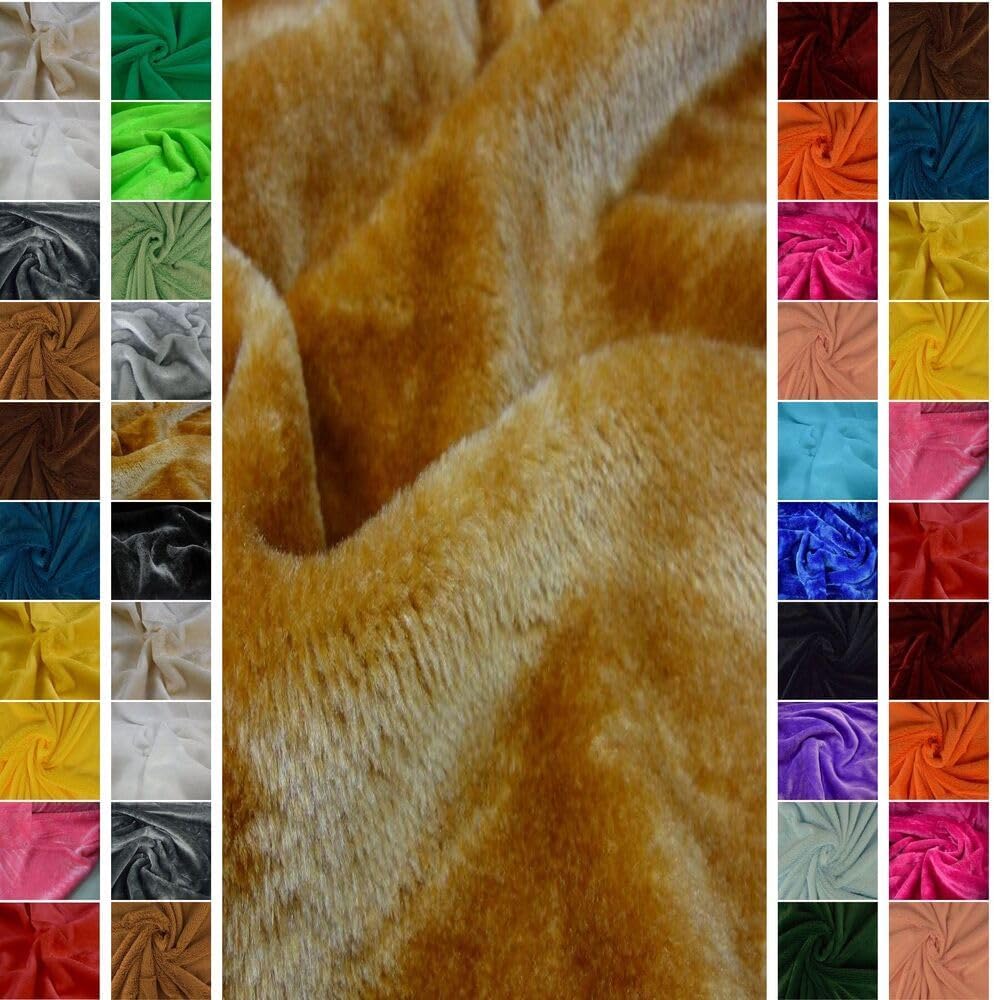 Amazon.de: FABRICS-CITY WOLLWEIß TEDDY LANGHAAR FELL STOFF FELLIMITAT ...
