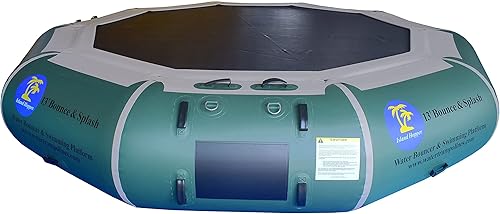 Miniatura 6 de Island Hopper Bounce N Splash - Bouncer de agua de 13 pies, color verde natural (solo gorila de agua)