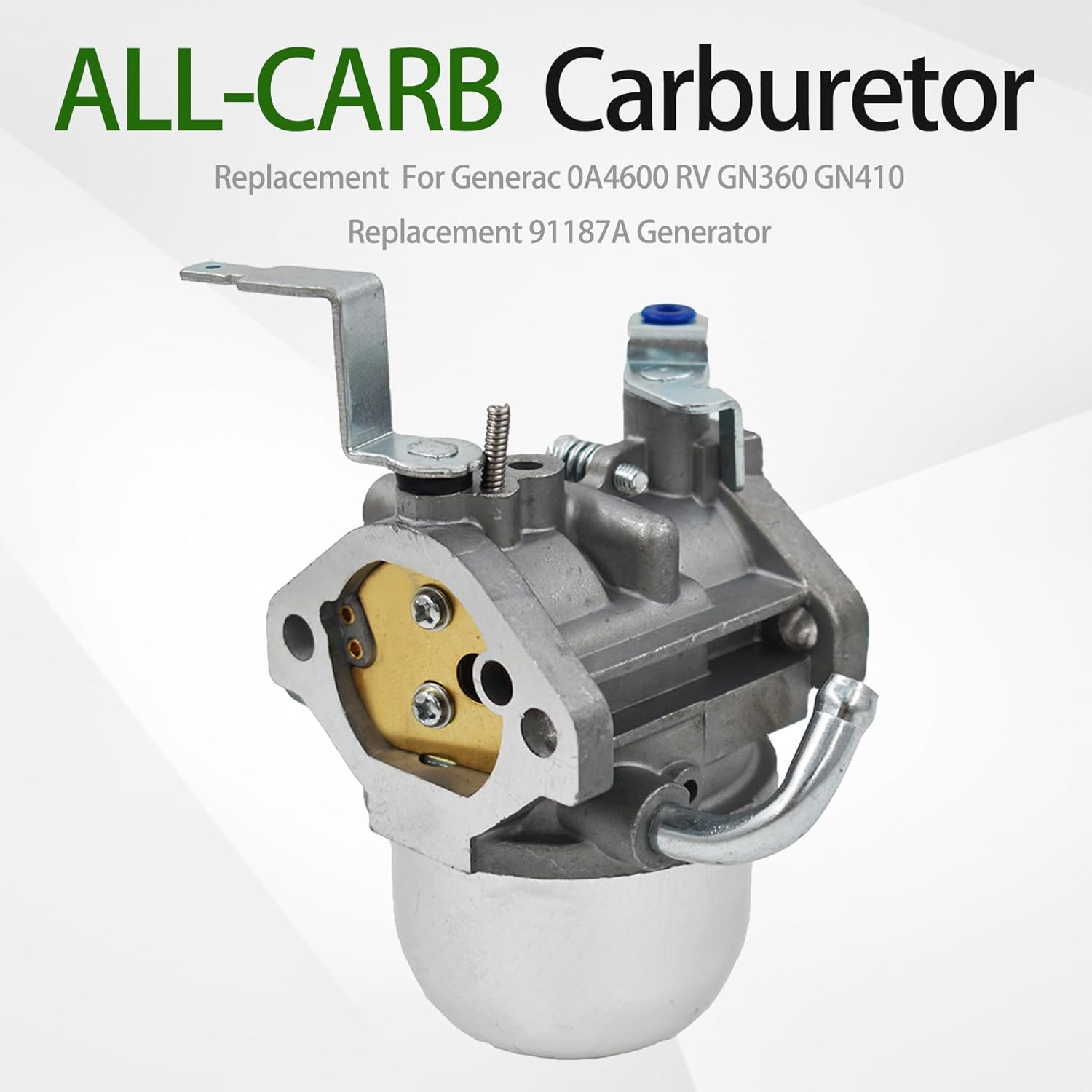 ALL-CARB Carburetor Fits For 0A4600 RV GN360 GN410 Replacement 91187A Generator