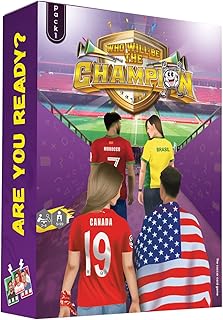 THE CHAMPION Who Will Be The Champion - The Ultimate Popular Soccer Card Game - A Perfect Family-Battle Game to Play Natio...