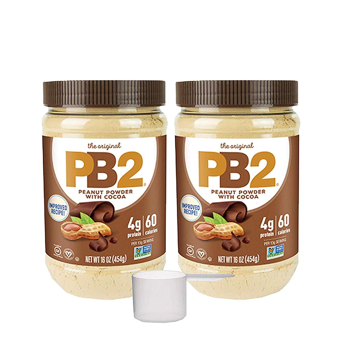 PB2 Foods, PB2, Peanut Powder With Cocoa, 16 oz (453.6 g) 2 Packs