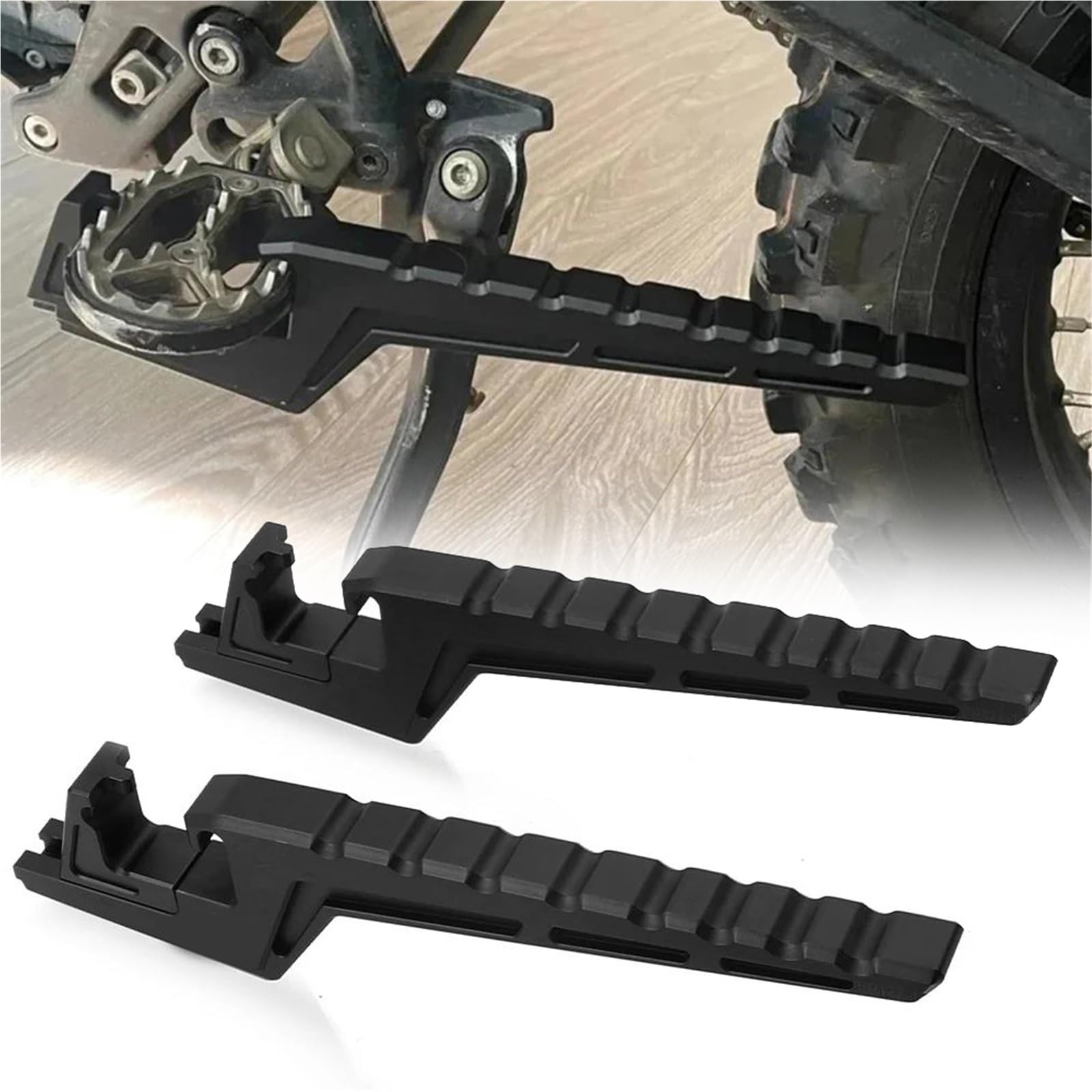 Repose-Pieds Allongés Husqvarna FC450 pour Bottes de Cross