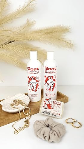 Miniatura 4 de Goat Jabón Hidratante Champú y Acondicionador Paquete de Valor - Sin Sulfatos, parabenos y Petroquímicos - Juego de Champú y Acondicionador - Aceite