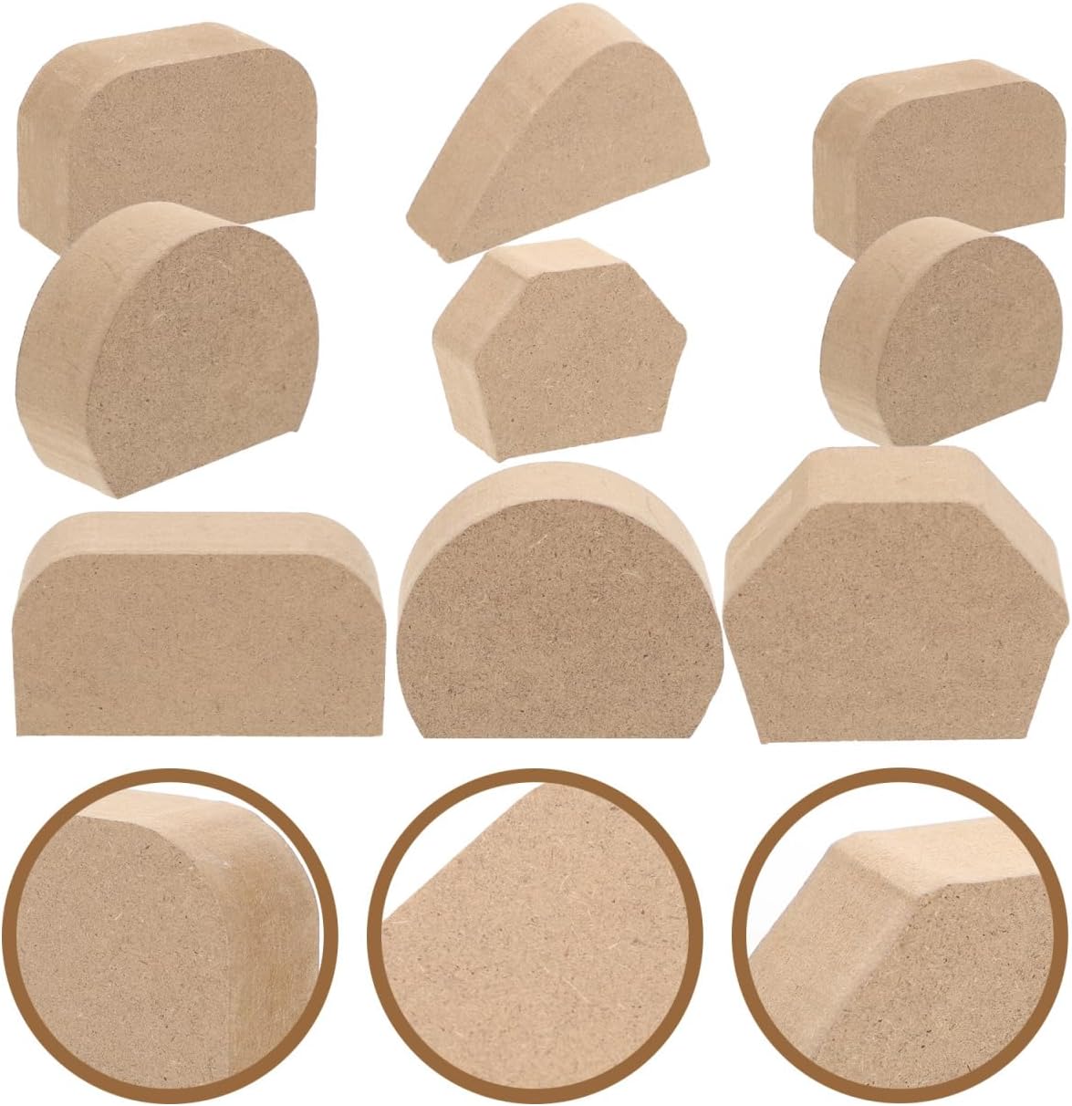 ARTIBETTER 1Set Wooden Pottery Mug Handle Mold DIY Manual Tool for Crafting Unique Pottery Cup Handles Material for Creative Projects