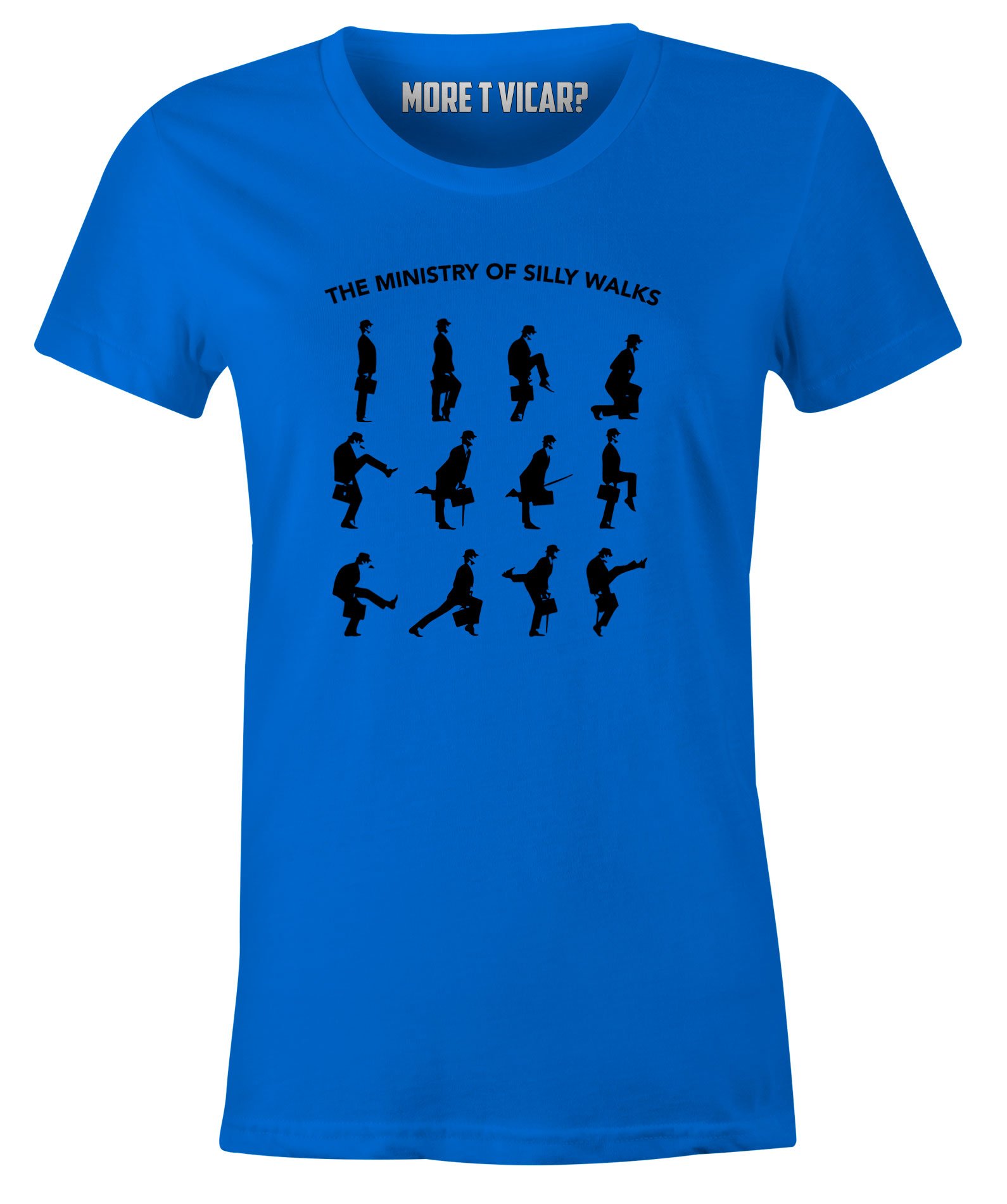 More T VicarThe Ministry of Silly Walks - Ladies Monty Python T Shirt