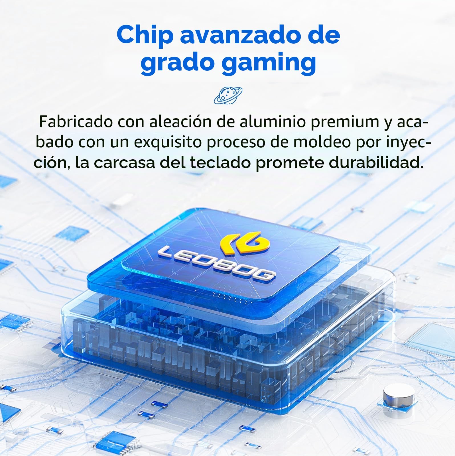 EPOMAKER x LEOBOG Hi75 Kit Teclado Mecánico de Aluminio, Gasket Teclado con Cable, programable, Hot-Swap, knob, NKRO para Win/Mac/Gamer (HI75 Kit, Grey)