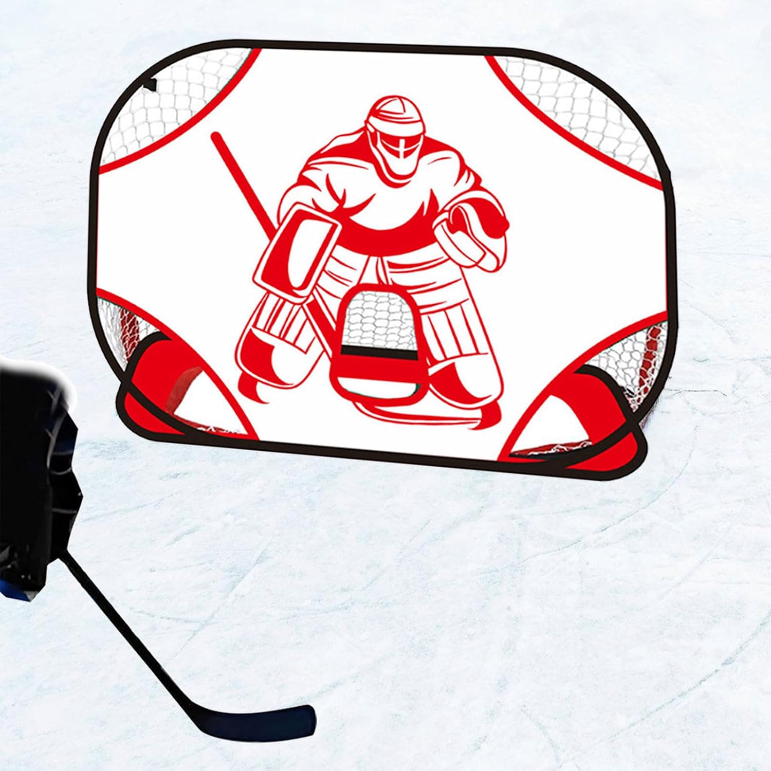 Excellent Ice Hockey Goalkeeper Practice Net for Accurate Firing Exercises Indoor and Outdoor Use