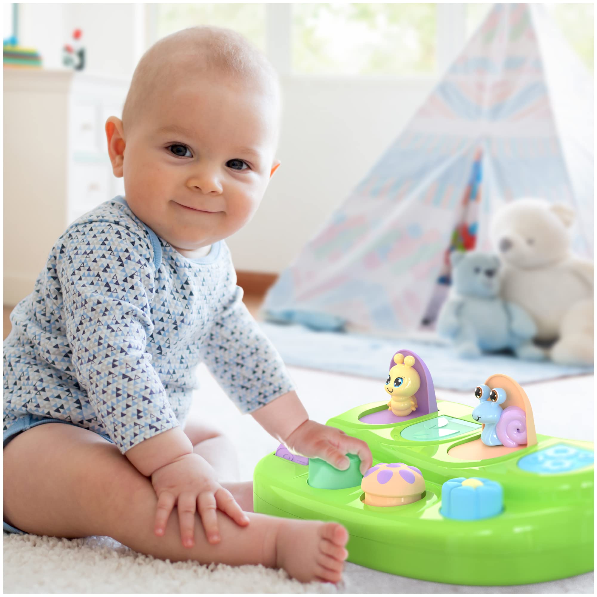 Buy Montessori Pop Up Cause and Effect Toy for 9 Month Old +, Early