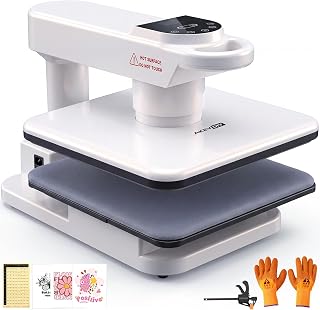Whubefy 15x15 Auto Heat Press Machine for T Shirts, Auto Release & Auto-Off