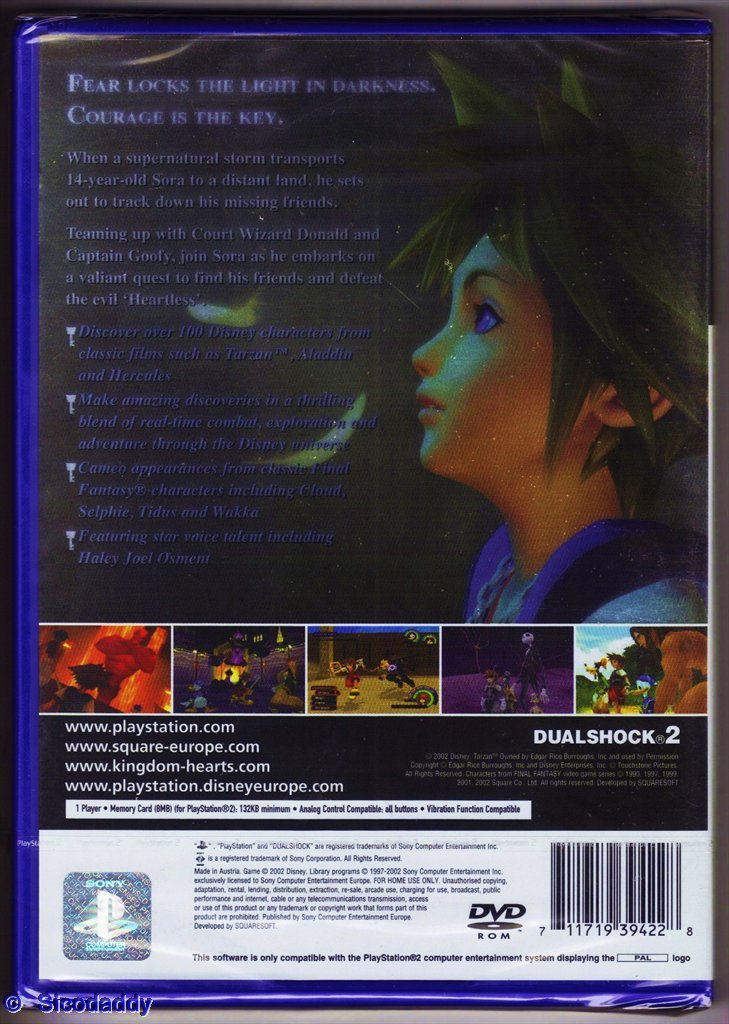 Kingdom Hearts - PAL FR - PS2 - Complet Avec Boîtier Et Livret - Très Bon état