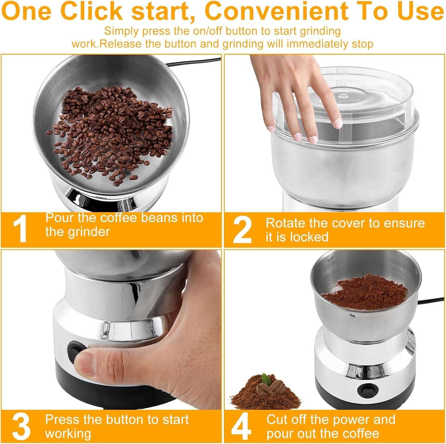 Mini Spice Coffee Grinder - VELOCIOUS -3