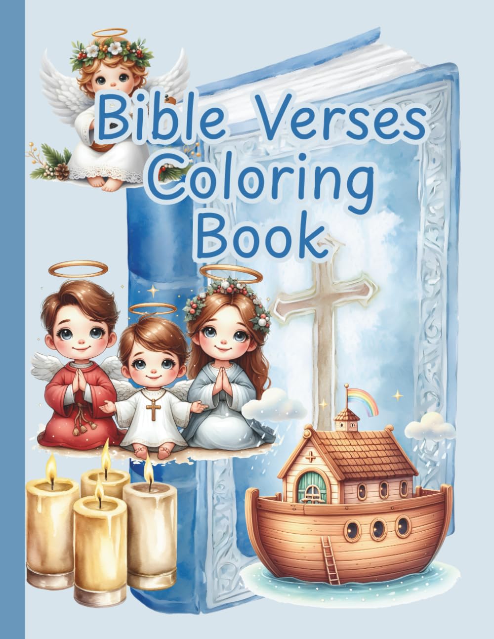 Bible Verses Coloring Book (Christian Religion Church Jesus GOD Bible)