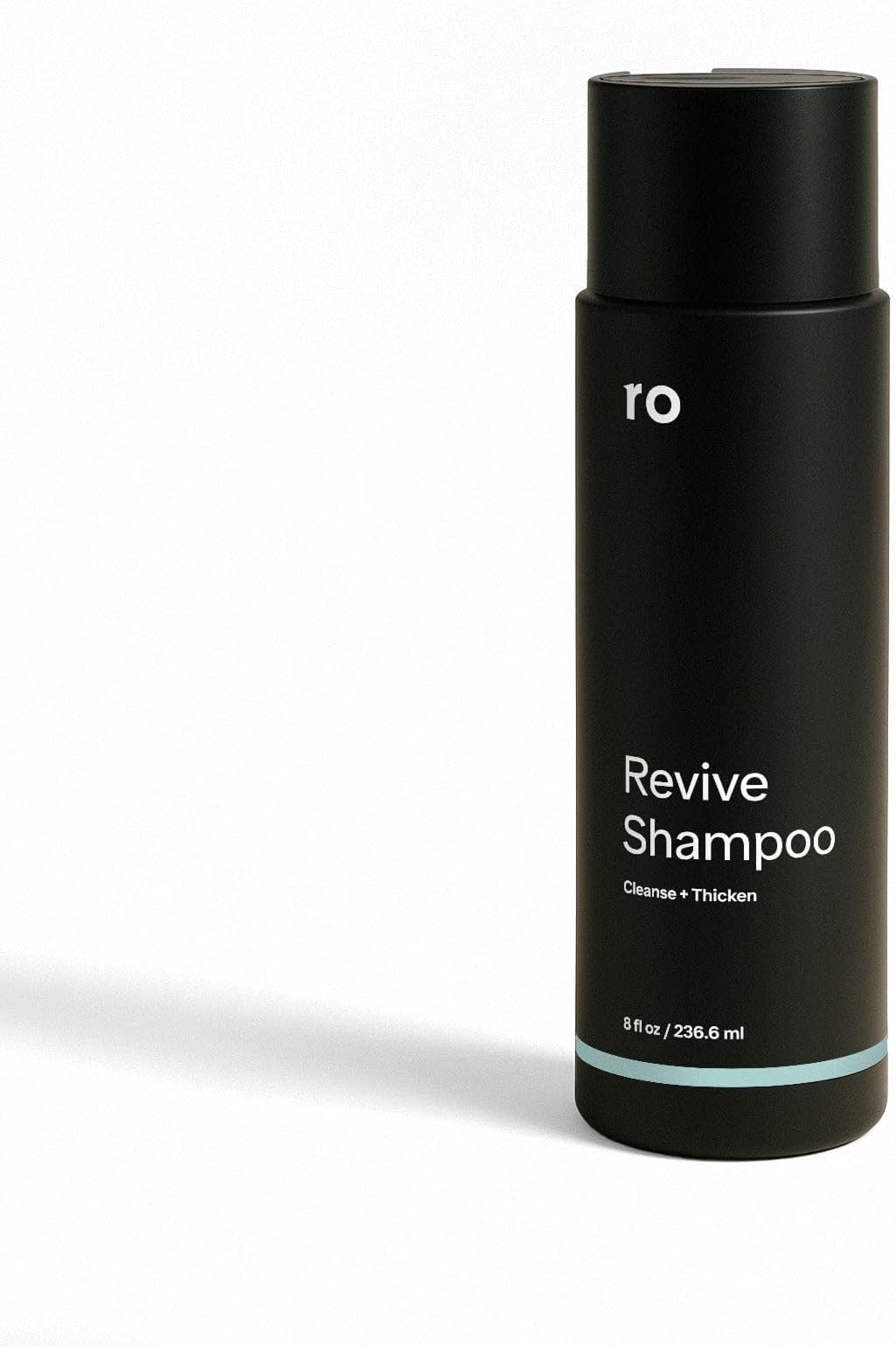 Ro Men's Revive Shampoo, Exfoliates & Clarifies with Peppermint, Cleanses for Thicker-Looking Hair, With Saw Palmetto, Pumpkin Seed Oil, Caffeine, Without Sulfates, Parabens, Phthalates, 8 fl oz