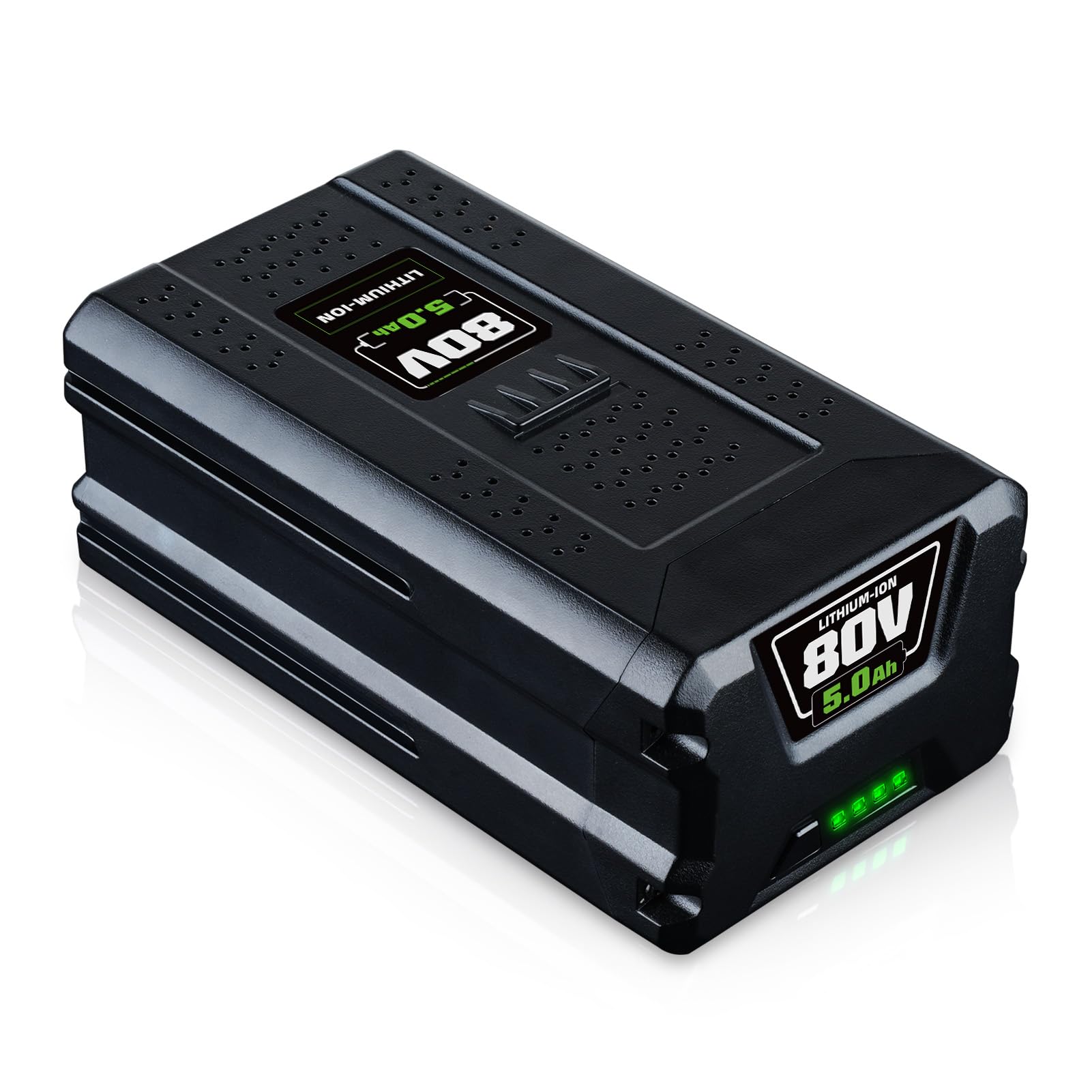 DASNITE 80V 5000mAh Li-ion Replacement for Greenworks 80V Battery Lithium GBA80200 GBA80250 GBA80400 GBA80500 Compatible with Greenworks Battery