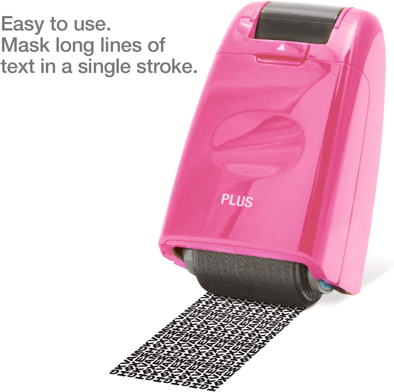 The Original Guard Your ID Identity Protection Security Prevention Stamp Wide Roller (Pink) IS-500CM