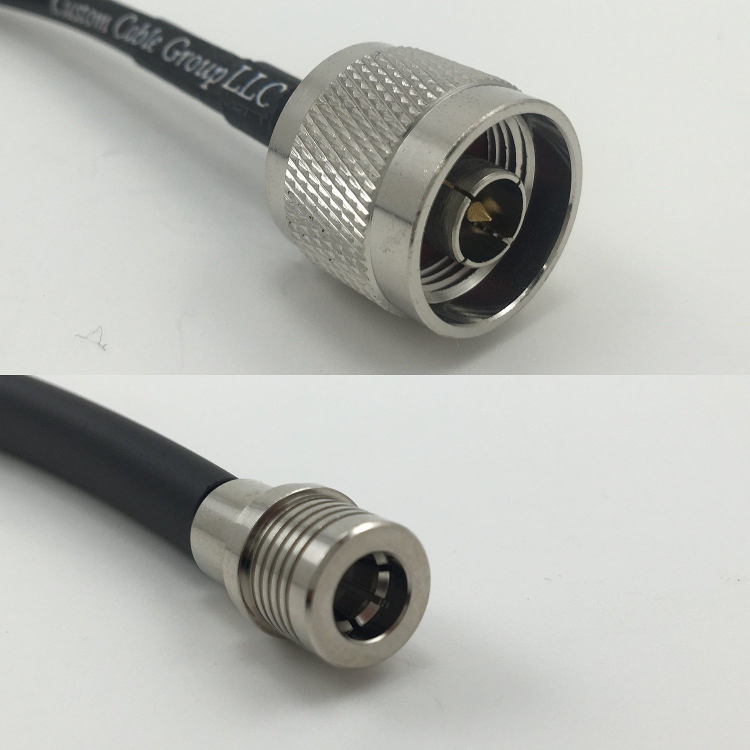 10 feet RFC240 KSR240 N MALE to QMA MALE Pigtail Jumper RF coaxial cable 50ohm Quick USA Shipping